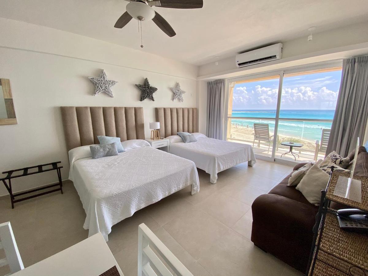 Salvia - Beachfront Studio Cancún Exteriér fotografie